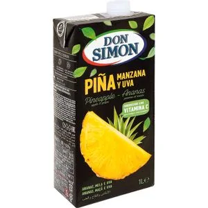 Zumo Piña Manzana Uva Concentrado Brik 1 L